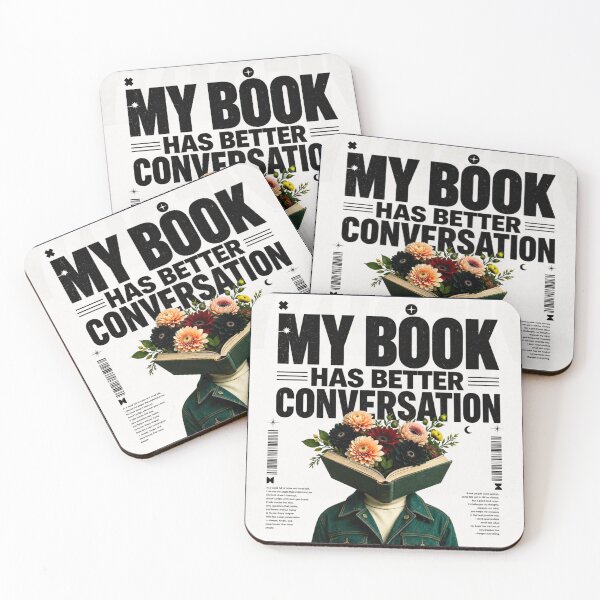 Item preview, My Book Has Better Conversation designed and sold by StockAnime.