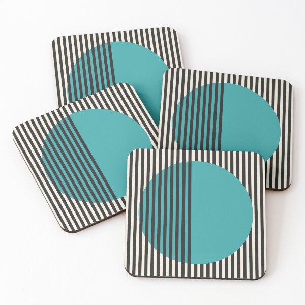 Item preview, Bauhaus Abstract Circle Stripes designed and sold by Volt Junkies.