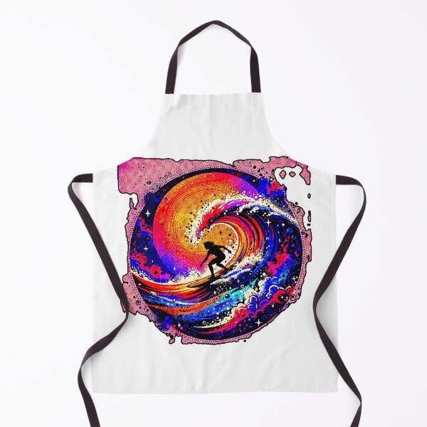 Item preview, Cosmic Surf Galaxy | Surfer on Sunset Wave designed and sold by AstronautMerch.