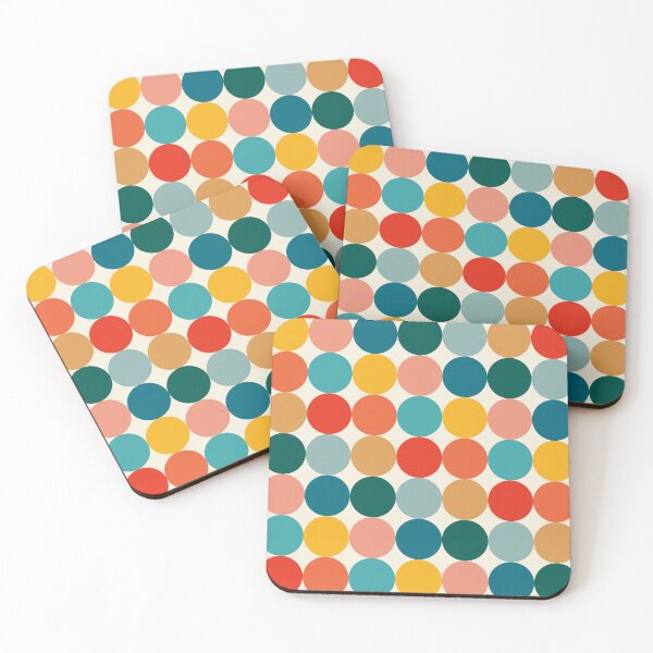 Item preview, Bauhaus Abstract Colorful Polka Dots designed and sold by Volt Junkies.
