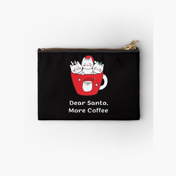 Item preview, Dear Santa, More Coffee | Espresso Yourself Cats | Funny Christmas Coffee Cats designed and sold by ContigoART.