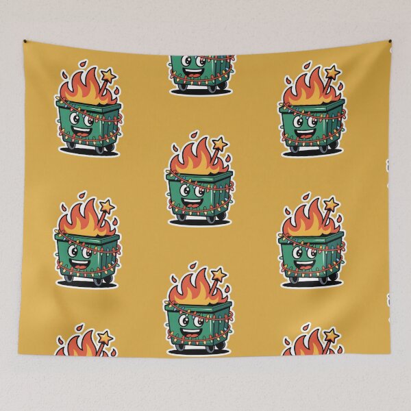 Item preview, Christmas Dumpster Fire Shirt, Holiday Chaos Funny Christmas Gift designed and sold by Raw Tigers.