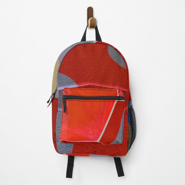 Item preview, Red Geometric Abstract – Faceted Crystal Pattern Print designed and sold by BuckaBaby.