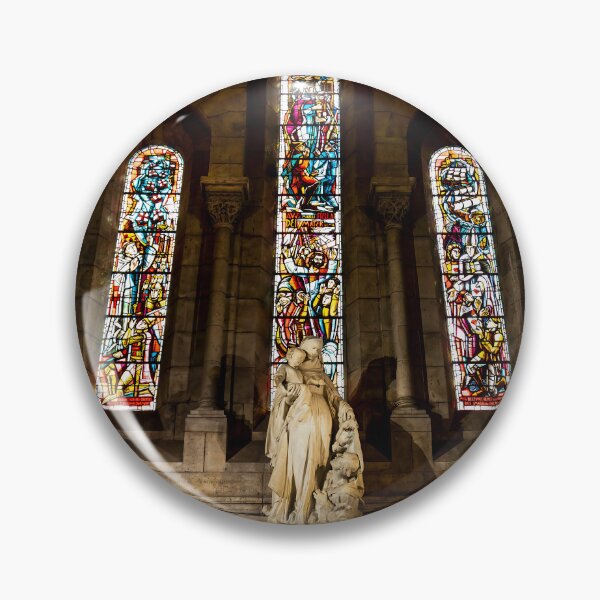 Item preview, Paris, France - Sacre Coeur Interior with Stained Glass Windows designed and sold by jrtwynam.