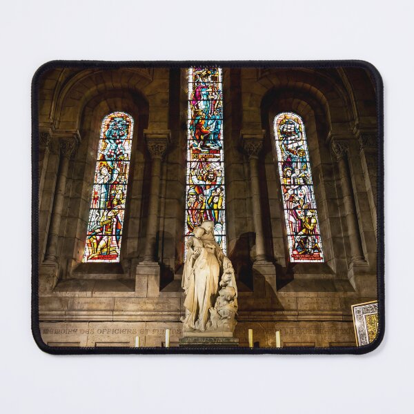 Item preview, Paris, France - Sacre Coeur Interior with Stained Glass Windows designed and sold by jrtwynam.