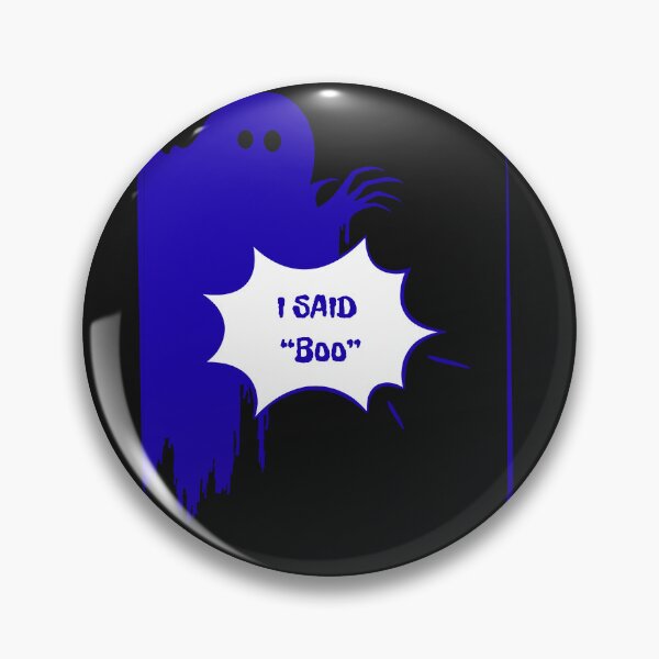 Item preview, I Said "BOO" Blue Ghost, Halloween designed and sold by DSoriaDesign.