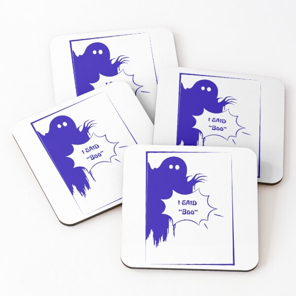 Item preview, I Said "BOO" Blue Ghost, Halloween designed and sold by DSoriaDesign.
