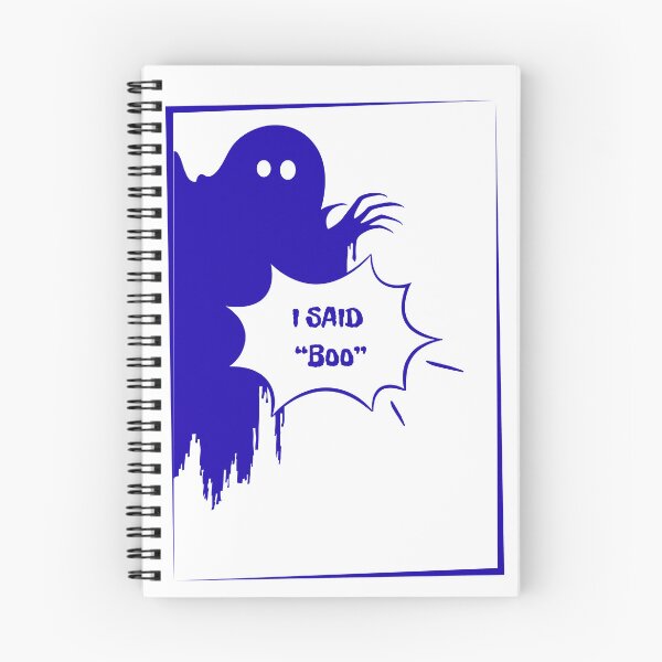 Item preview, I Said "BOO" Blue Ghost, Halloween designed and sold by DSoriaDesign.