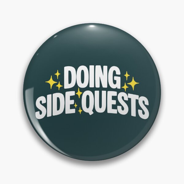 Item preview, Doing side quests designed and sold by PeachyLitchi.