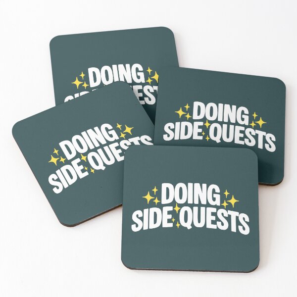Item preview, Doing side quests designed and sold by PeachyLitchi.