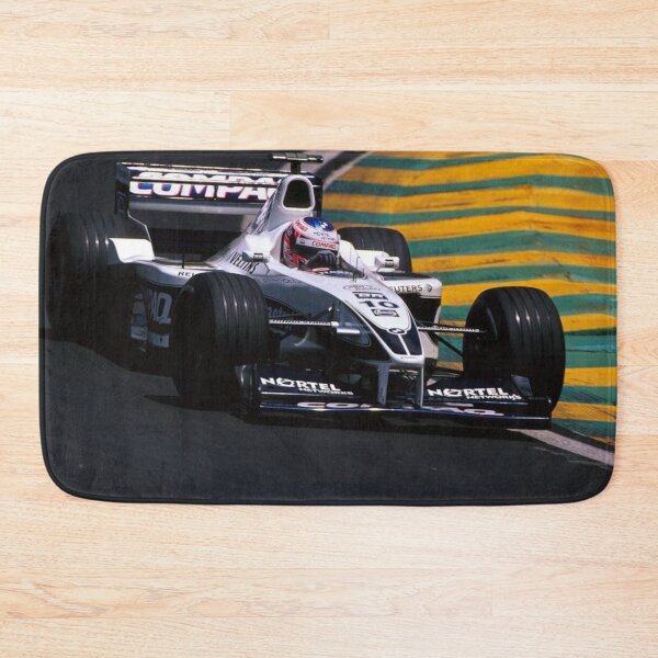 Item preview, Driver in Blue and White Race Car Poster designed and sold by Road To Track.