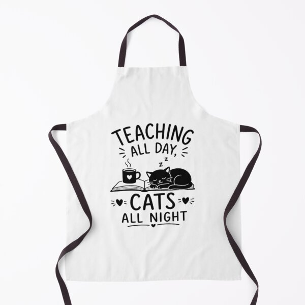 Item preview, Teaching All Day Cats All Night Funny Cat Teacher Shirt designed and sold by 1PRINTORA1.