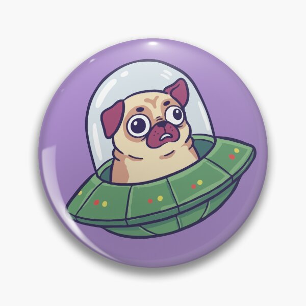 Item preview, UFO Pug designed and sold by Gkinoki.
