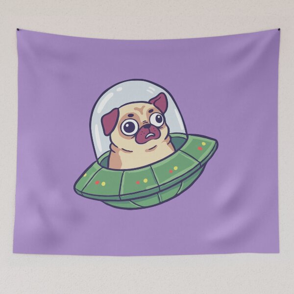 Item preview, UFO Pug designed and sold by Gkinoki.