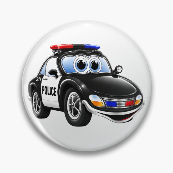 Artikelvorschau, Polizeiauto-Cartoon entworfen und verkauft von Scott Hayes.