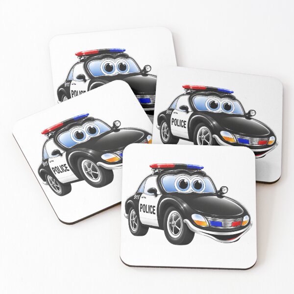 Item preview, Police Car Cartoon designed and sold by Scott Hayes.
