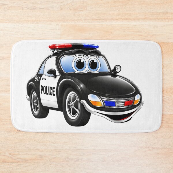 Item preview, Police Car Cartoon designed and sold by Scott Hayes.