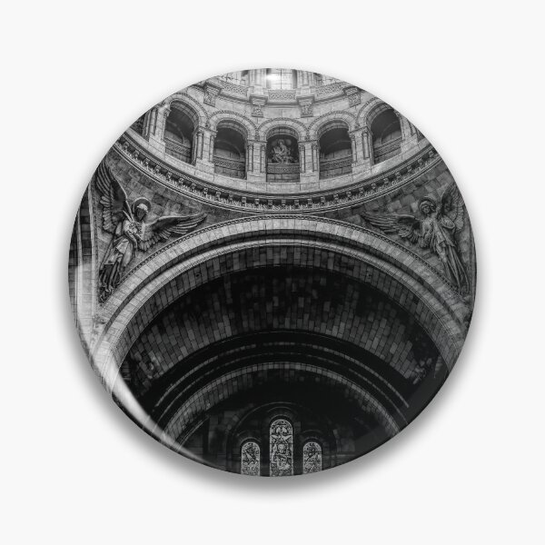 Item preview, Paris, France - Interior of Sacre-Coeur Basilica in Montmartre in Black and White designed and sold by jrtwynam.