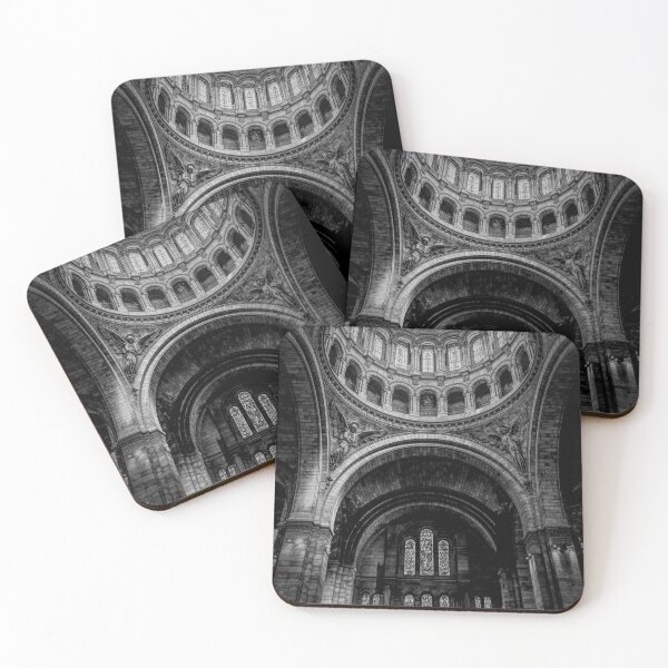 Item preview, Paris, France - Interior of Sacre-Coeur Basilica in Montmartre in Black and White designed and sold by jrtwynam.