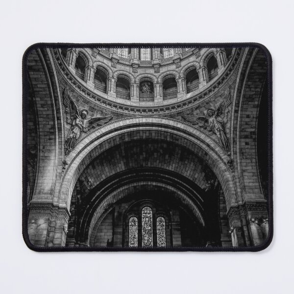 Item preview, Paris, France - Interior of Sacre-Coeur Basilica in Montmartre in Black and White designed and sold by jrtwynam.