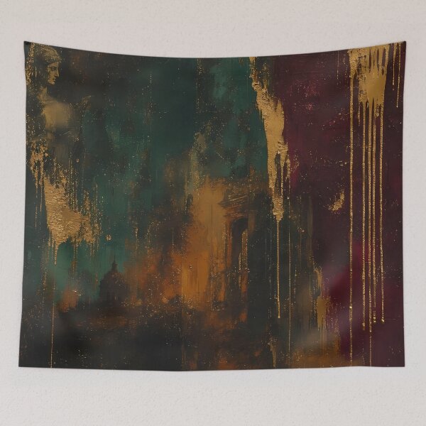 Item preview, Dark Academia — Gold Drips Oil Painting Effect designed and sold by Ingorgia Studio.
