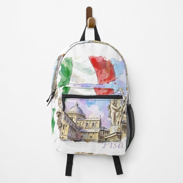 Item preview, Pisa Italy Leaning Tower and Cathedral Watercolor Art designed and sold by NareArt.