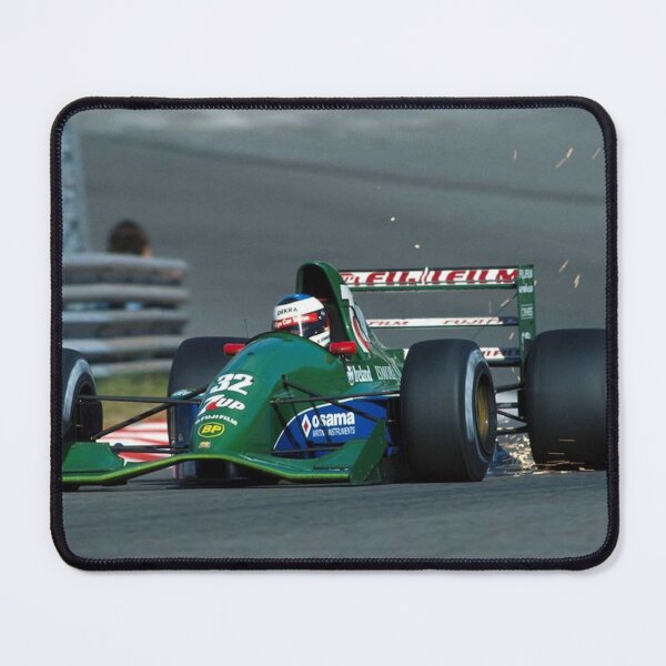 Item preview, Driver in Green Race Car Poster designed and sold by Road To Track.