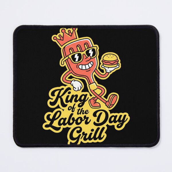 Item preview, King Of The Labor Day Grill Spatula Mascot Funny BBQ designed and sold by TeNovaStudio.