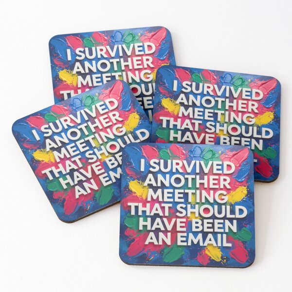 Item preview, I Survived Another Meeting Humor Office designed and sold by Ingorgia Studio.
