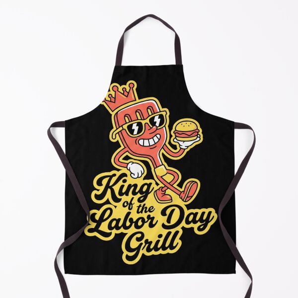 Item preview, King Of The Labor Day Grill Spatula Mascot Funny BBQ designed and sold by TeNovaStudio.