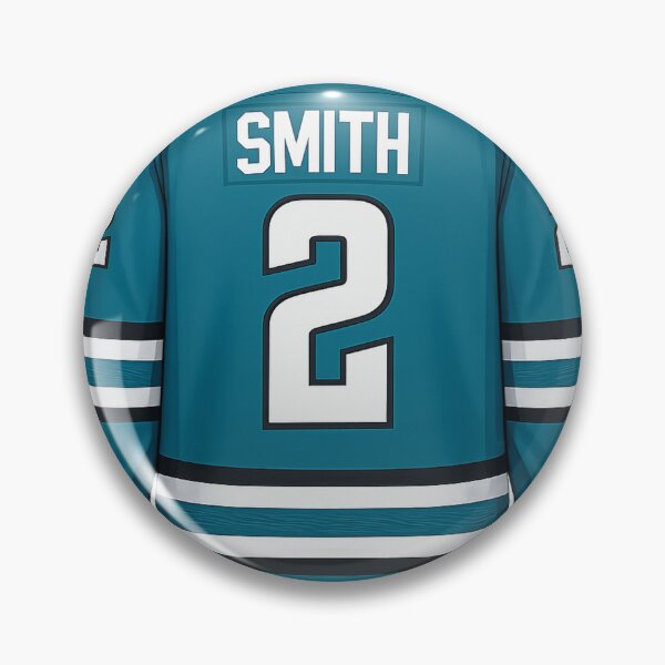 Item preview, Will Smith Hockey San Jose Sharks Jersey designed and sold by FerneMadeThis.
