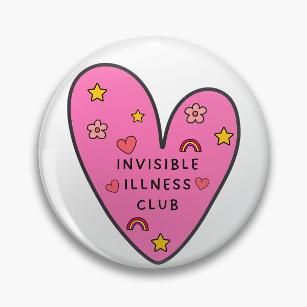Item preview, Invisible illness heart designed and sold by chronisch.sichtbar.