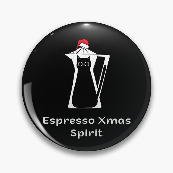 Item preview, Espresso Xmas Spirit | Espresso Yourself Cats | Christmas Espresso Cat designed and sold by ContigoART.