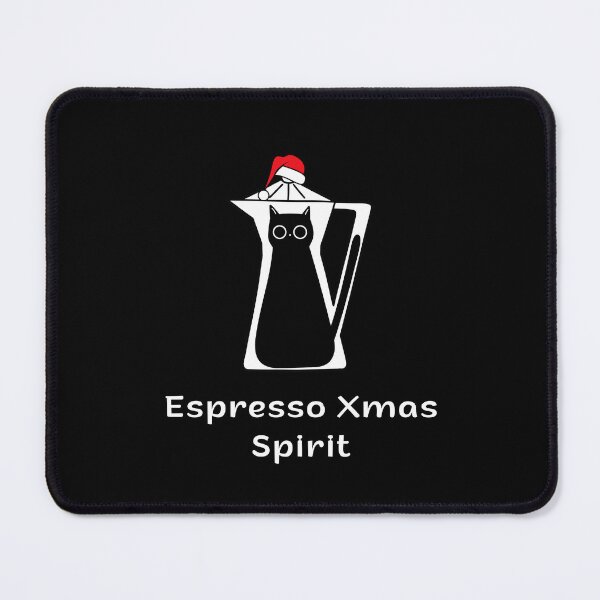 Artikelvorschau, Espresso-Weihnachtsstimmung | Espresso-Katzen | Weihnachtliche Espresso-Katze entworfen und verkauft von ContigoART.