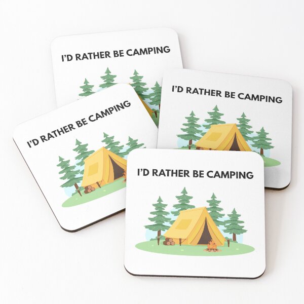 Item preview, I'd Rather Be Camping designed and sold by Vision Crafted.