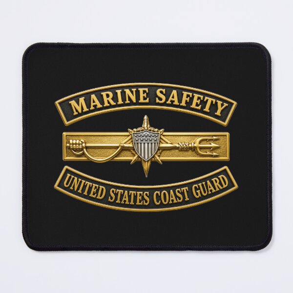 Item preview, USCG - Marine Safety w txt - 3D - Enhanced designed and sold by Military Insignia Products.