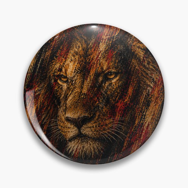 Item preview, Roaring Lion King Dark Portrait Gold and Black designed and sold by Ingorgia Studio.