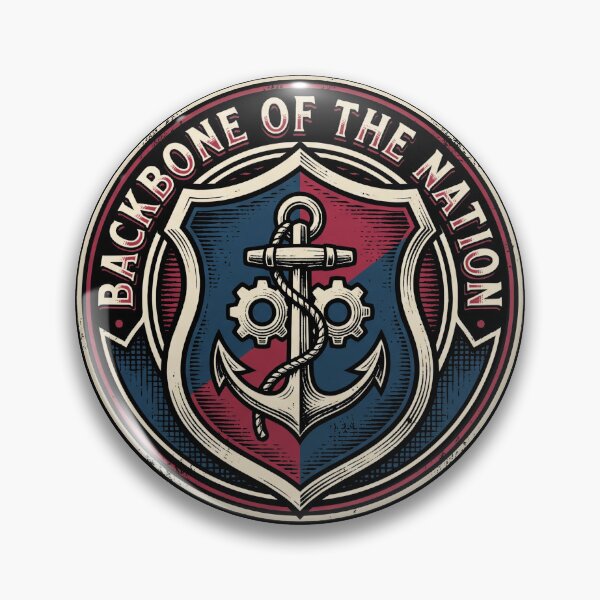 Item preview, Backbone Of The Nation Anchor Gears Blue Collar Labor Day designed and sold by TeNovaStudio ⭐⭐⭐⭐⭐.