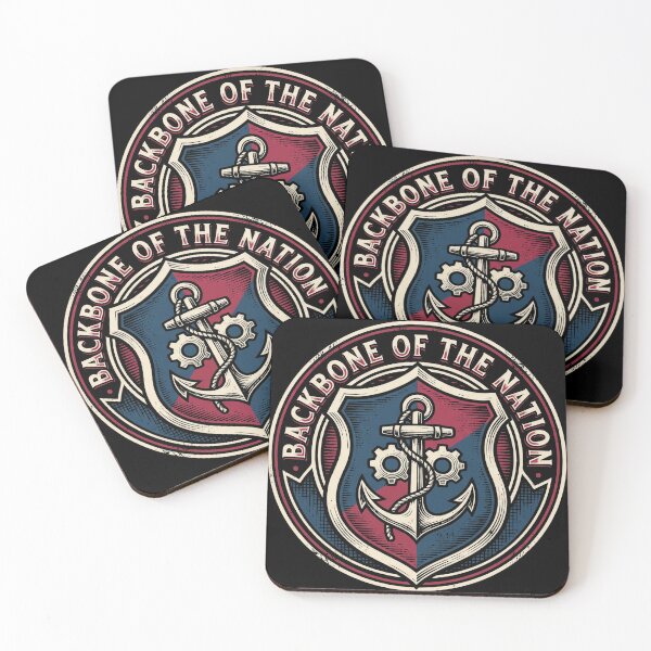 Item preview, Backbone Of The Nation Anchor Gears Blue Collar Labor Day designed and sold by TeNovaStudio.