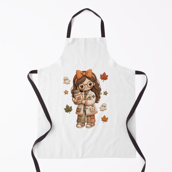 Item preview, Autumn Patchwork Pharmacist Cute Stitched Doll Halloween Art designed and sold by DecoVibe.