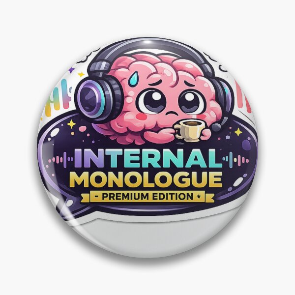 Item preview, Internal Monologue Premium Edition Sticker designed and sold by dearstickers.