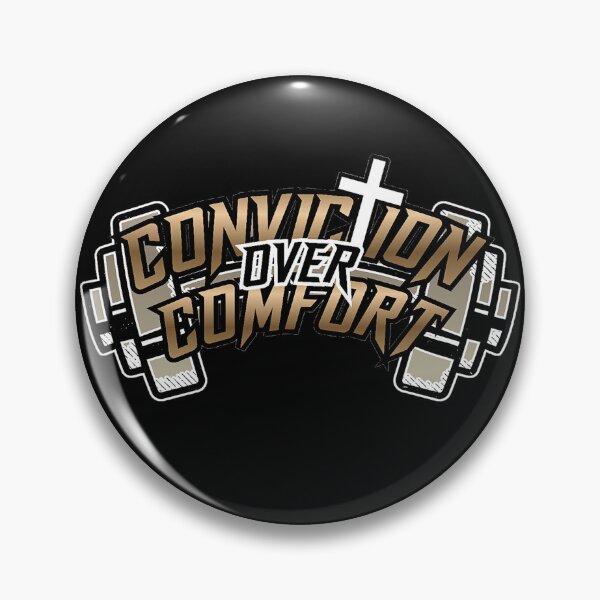 Item preview, Conviction Over Comfort Christian Gym designed and sold by Bezuiden.
