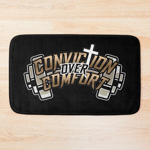 Item preview, Conviction Over Comfort Christian Gym designed and sold by Bezuiden.