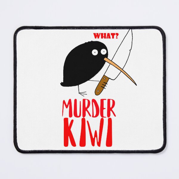 Item preview, Funny Kiwi Bird Cartoon Murder Mystery Design for Mystery Lovers designed and sold by RickE.