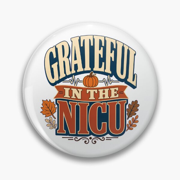Item preview, Grateful In The NICU Retro Thanksgiving Nurse Shirt designed and sold by Freshloop Studio | Whimsical Vintage Art.