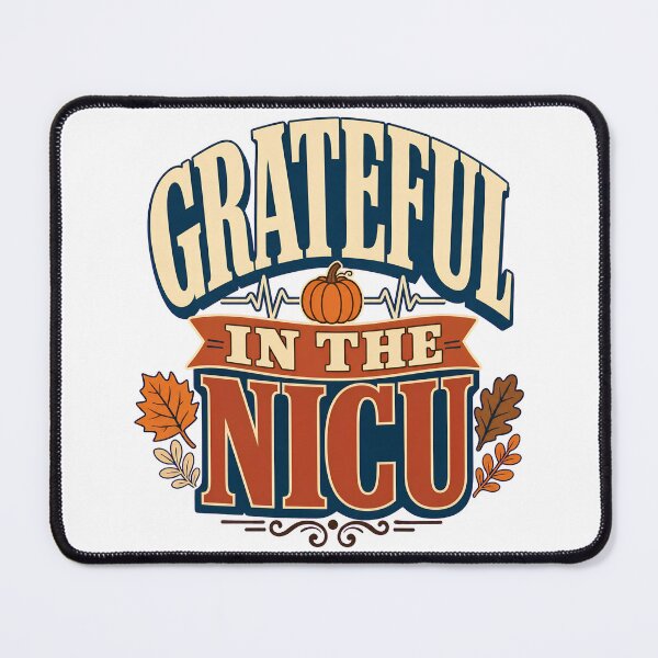 Item preview, Grateful In The NICU Retro Thanksgiving Nurse Shirt designed and sold by Freshloop Studio | Whimsical Vintage Art.