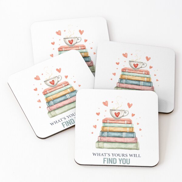 Item preview, Cozy Book Stack & Coffee  designed and sold by Bright Stone .