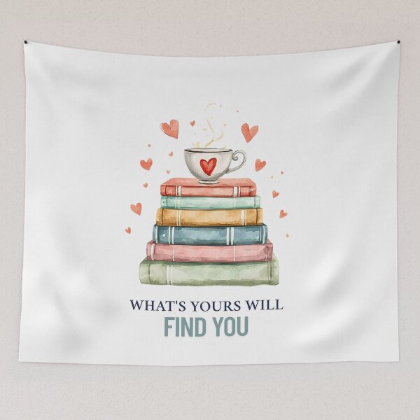 Item preview, Cozy Book Stack & Coffee  designed and sold by Bright Stone .