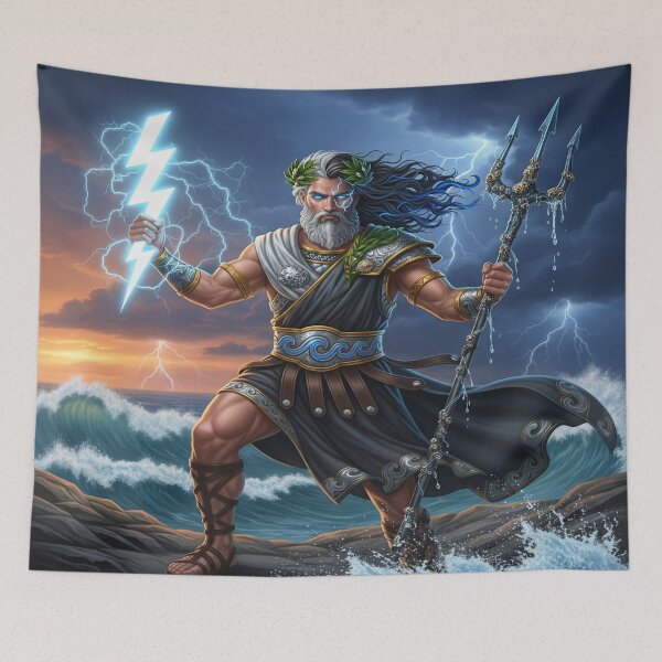 Item preview, Zeus & Poseidon: Masters of the Elements designed and sold by Niighty.
