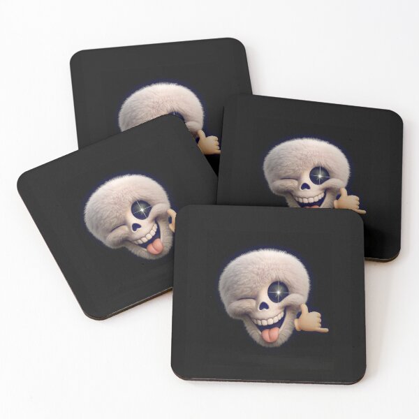 Item preview, "Stay Chill" 3D Skull Graphic: Fluffy Winking Skeleton with Call Me Hand designed and sold by GrimNest.
